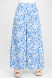 Pantalón ancho con estampado