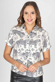 Camisa estampado animal print