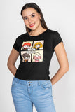 Playera manga corta estampado Harry Potter