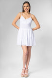 Vestido corto de tirantes