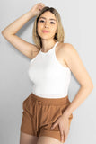 Playera con escote halter
