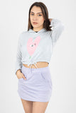 Falda corta lisa con bolsas (6913513816106)