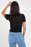 Playera  mesh animal print  manga corta (6919311917098)