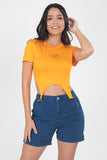 Playera con argollas y estampado no ángel (6824025948202)